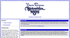 Desktop Screenshot of nwn.necrobones.com