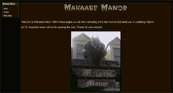 Desktop Screenshot of makaabe.necrobones.com