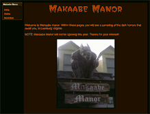 Tablet Screenshot of makaabe.necrobones.com